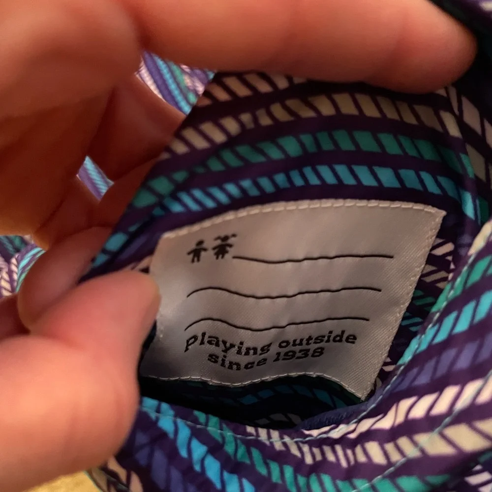 Columbia Reversible Kids' Purple/Turquoise Hooded Coat - Picture 8 of 8